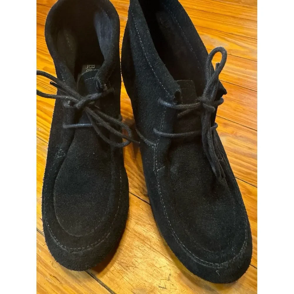 Bjorndal Black Suede‎ Bexley Booties Size 8